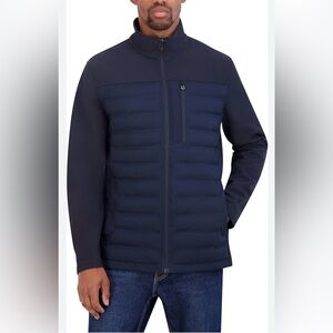 Nautica Men's Dark Blue Puffer Jacket
